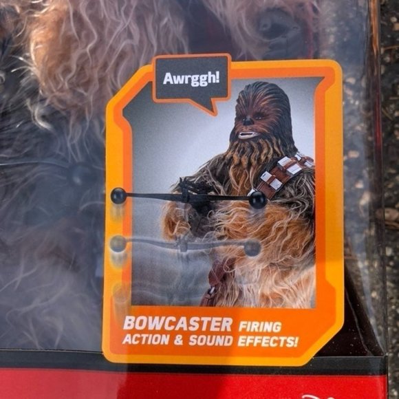 Star Wars Talking Chewbacca W Weapon New - Picture 4 of 8